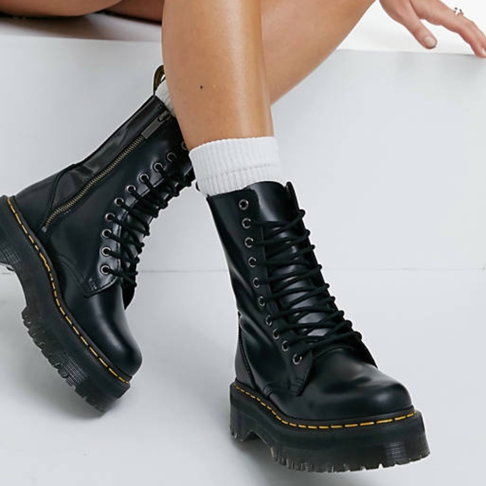 Dr. Marten JADON smooth platform boot